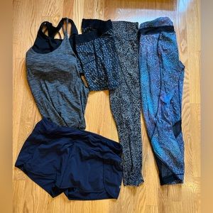 Lot of 5 lululemon size 10 items